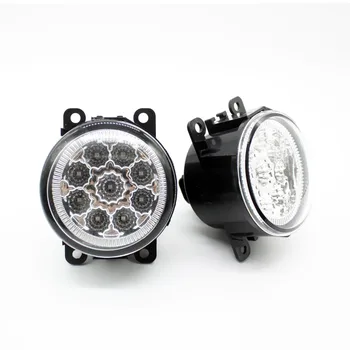 

2pcs Car Styling Round Front Bumper LED Fog Lights DRL Daytime Running Driving Blue For Jaguar S-Type / X-Type 2004-2008