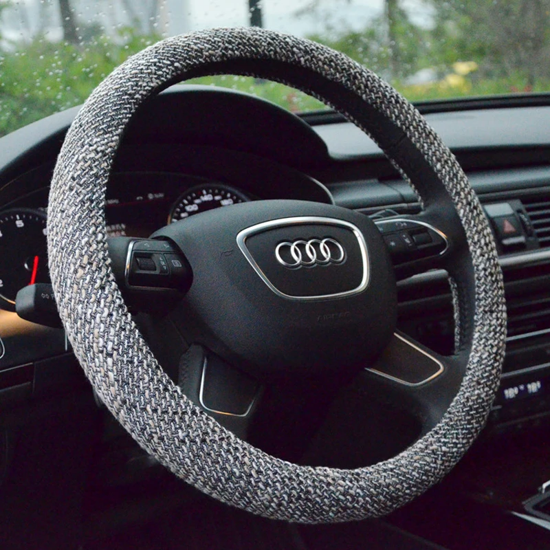Aliexpress-freeshipping-Summer-Flax-car-steering-wheel-cover-car-styling-Environmental-Non-slip-breathable-steering-wheel