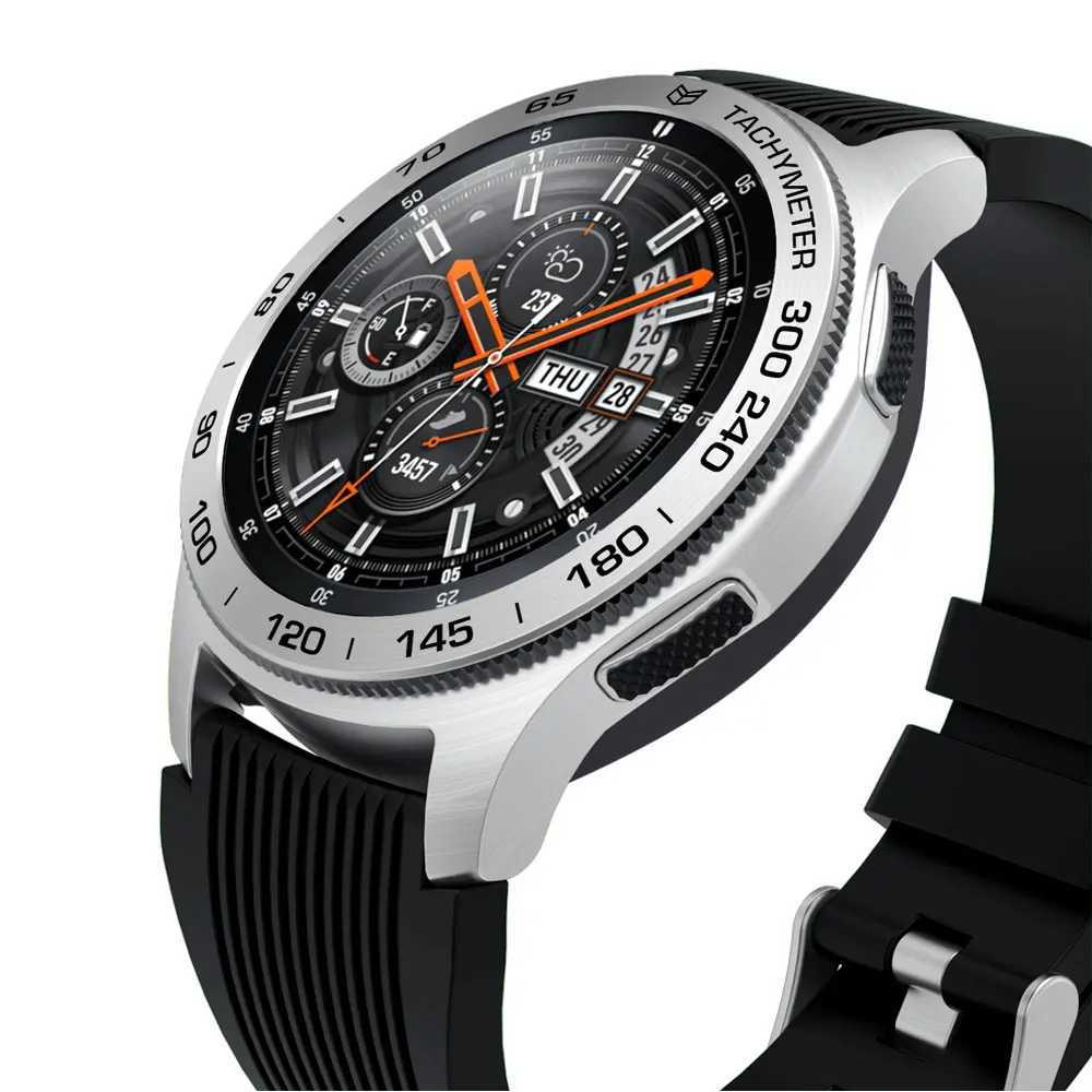 9 стиль металлическое защитное кольцо для samsung S3 Frontier/Galaxy Watch 46 мм/42 мм масштаб стальное кольцо стиль Pioneer часы украшения