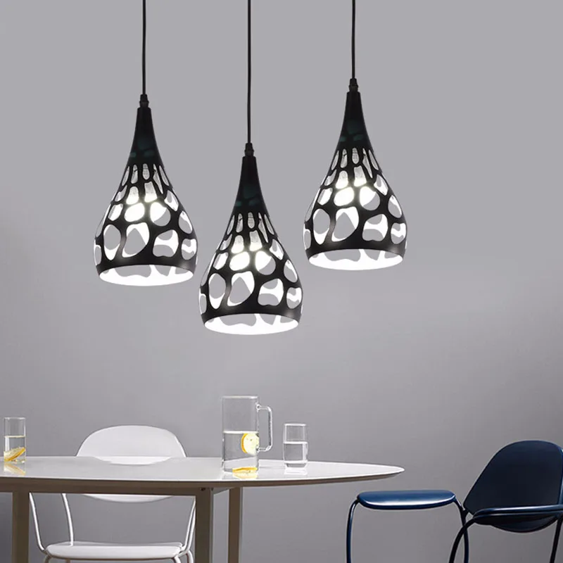 New style! E27 Pendant light hanging lamp droplight cut out style For Dining Room Shop Bar Counter Decoration