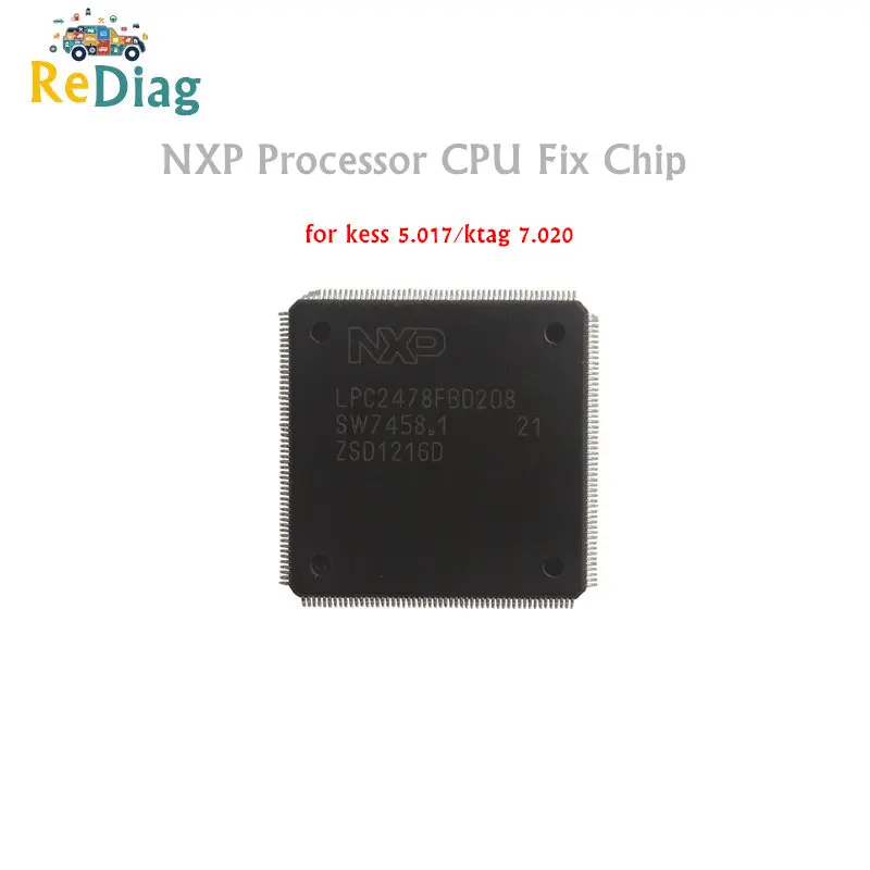 KESS V2 5.017 and KTAG 7.020 XP CPU Repair Chip With No Tokens limit Replacement ECU Programer NXP Processor Replace