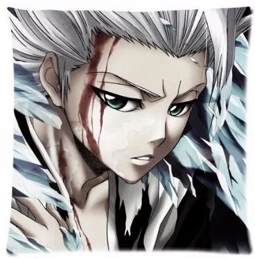 1087 Personnalisé Japonais Anime Dessin Animé Eau De Javel Hitsugaya Toushirou Jeter Taie Doreiller Carrée Doux Belle Literie Oreiller Glisse
