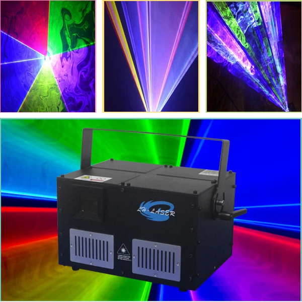 Party city Laser Show System 8w Rgb Animation Projector stage lighting