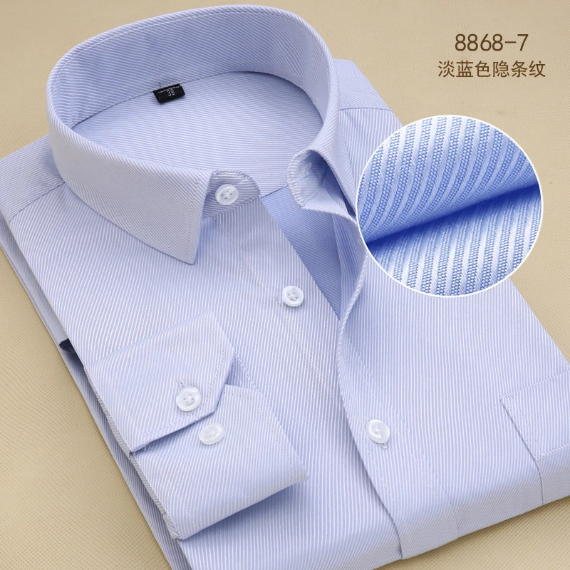 Для мужчин s с длинным рукавом Однотонная рубашка мужской хлопковая Slim Fit повседневные рубашки для работы платье рубашки для мальчиков