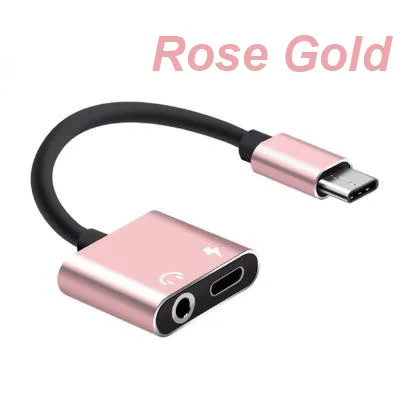 

For Leeco Le Max 2/Pro 3 S3 USB Type C To 3.5mm Earphone Jack Adapter Aux Audio Cable Headphone Charger Charging USB-C Converter