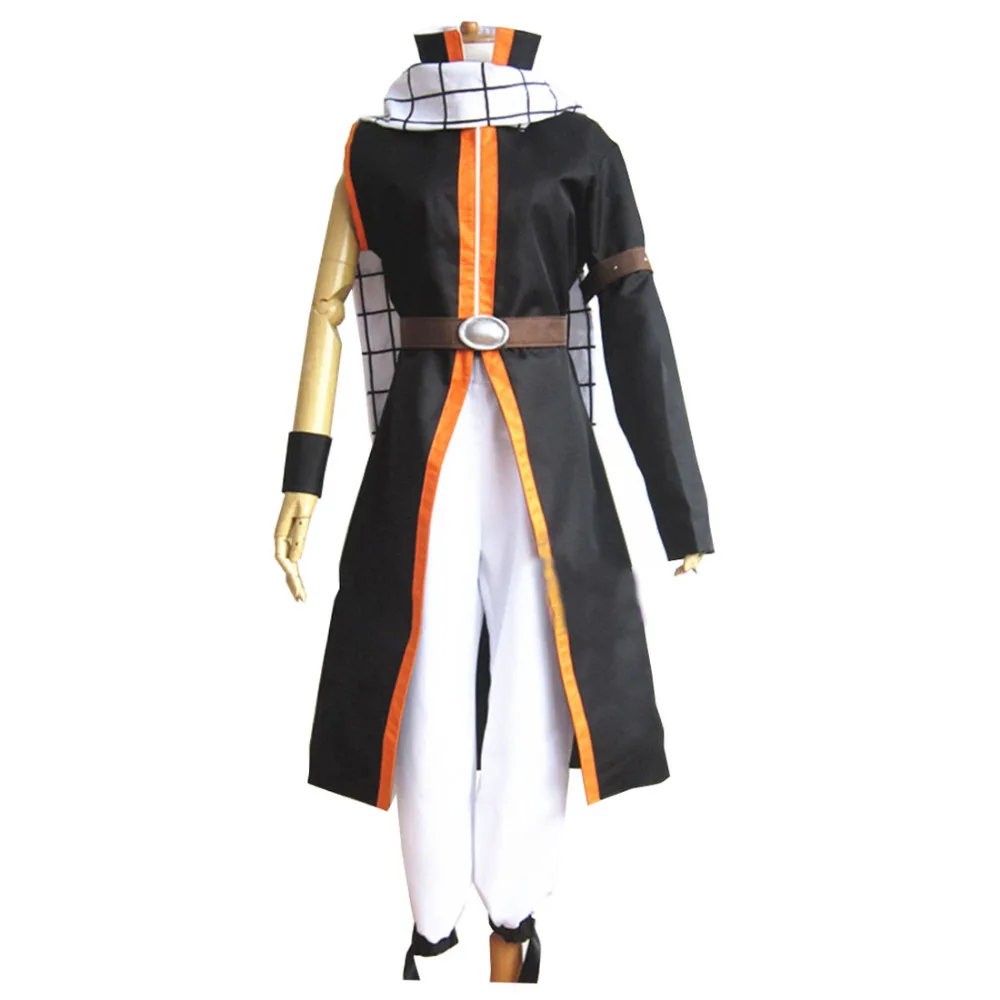 

2017 New version Fairy Tail Natsu Dragneel Cosplay Costume Any Sizes Include the Scarf