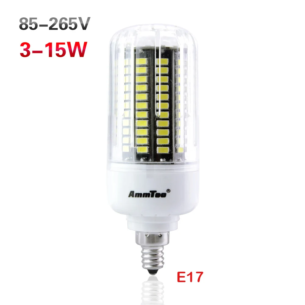 Новинка 2016 1 шт. без мерцания 5736 SMD 3 Вт ~ 15 E17 220 В 110 127 в 230 120 85 265 светодиодная лампа