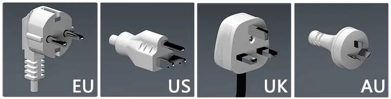 EU US UK AU plug
