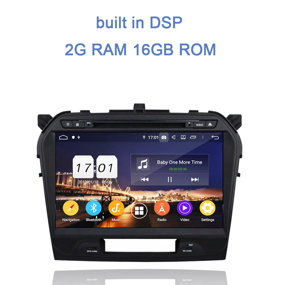2G RAM 16G ROM 10," DSP ips Android 9,0 8 Core 4 Гб ram 64G rom мультимедийный автомобильный приемник с dvd-проигрывателем Bluetooth 4,2 для SUZUKI Vitara - Цвет: 2G RAM 16G ROM