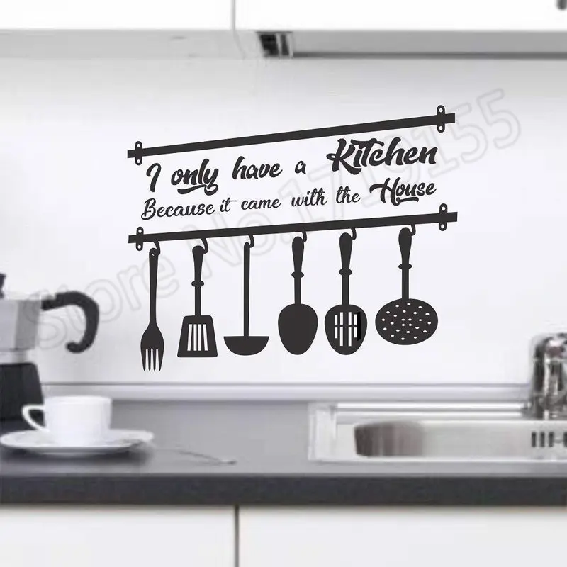 Kitchen Tools Wall Sticker Art Special Decor Kichen Room Dining Wall Decal Home Decoration Vinyl Art Decal Poster Mural DIYZW304 Kitchen Tools Wall Sticker Art Special Decor Kichen Room Dining Wall Decal Home Decoration Vinyl Art Decal Poster Mural DIYZW304