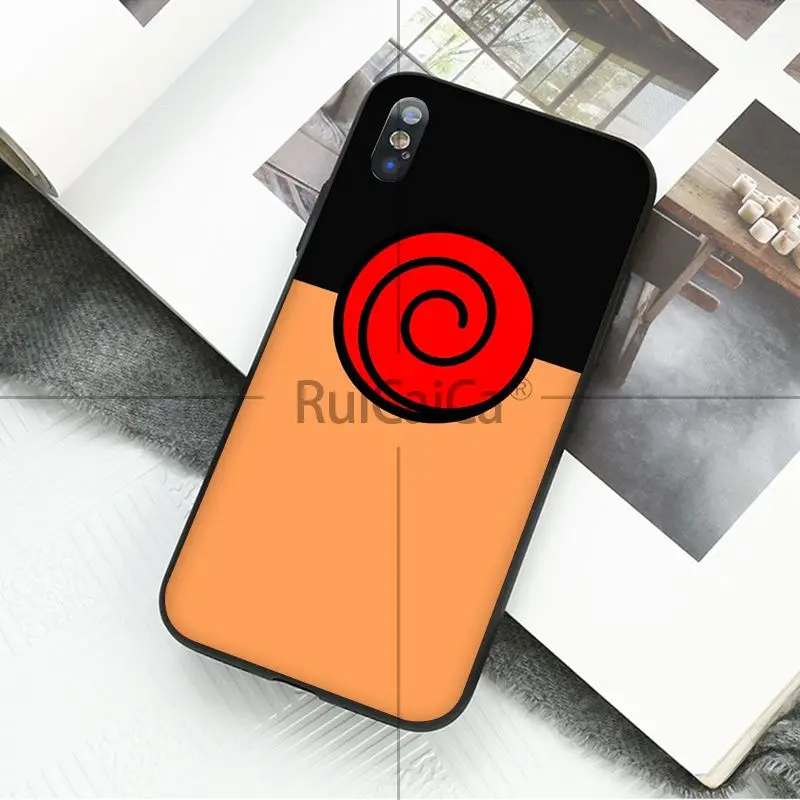 Ruicaica Наруто Shippuden xiao логотип клиента высокое качество чехол для телефона для iPhone 8 7 6 6S Plus 5 5S SE XR X XS MAX Coque Shell - Цвет: A10