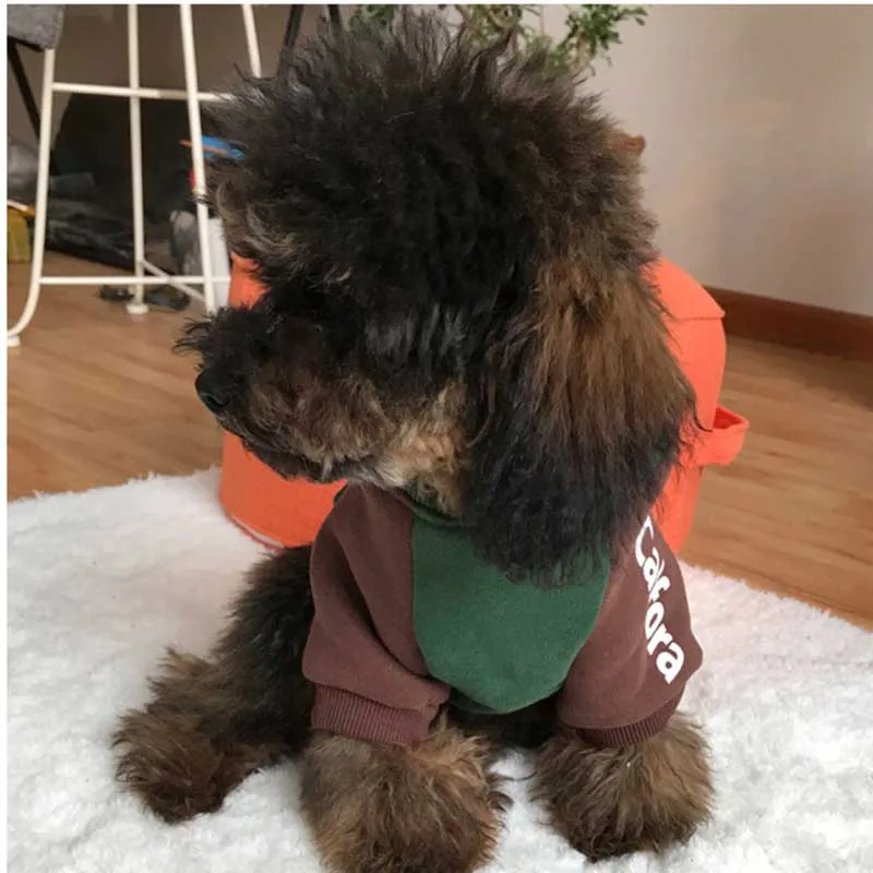 Синий 2018New Стиль Мода Марка Pet Костюмы весна и осень Тедди Teddy Bear міпітип кота собаки шею Досуг Костюмы - Цвет: Синий