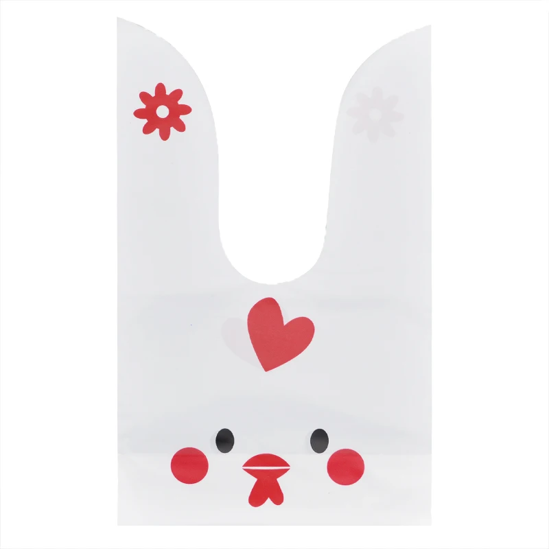 25 шт кролик печенье сумки конфеты печенье мягкая упаковка сумка Украшение для дня рождения и свадьбы конфеты подарочные сумки вечерние поставки