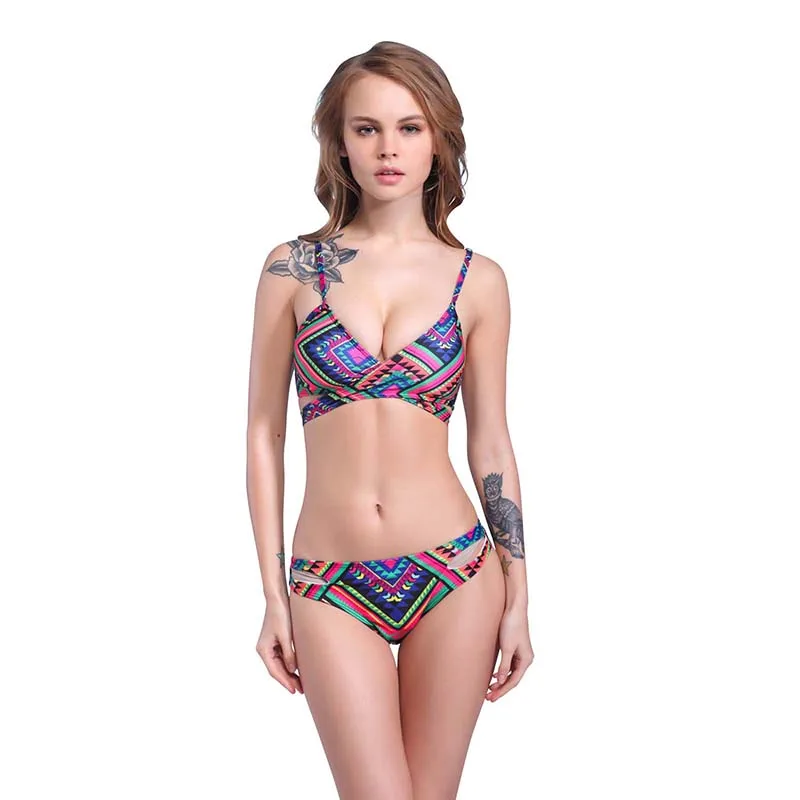 

Women Bikini Swimsuits High Quality Beach Plaid Sexy Slim Bikinis Suit for Women 2017 New Bikini Suits Charming