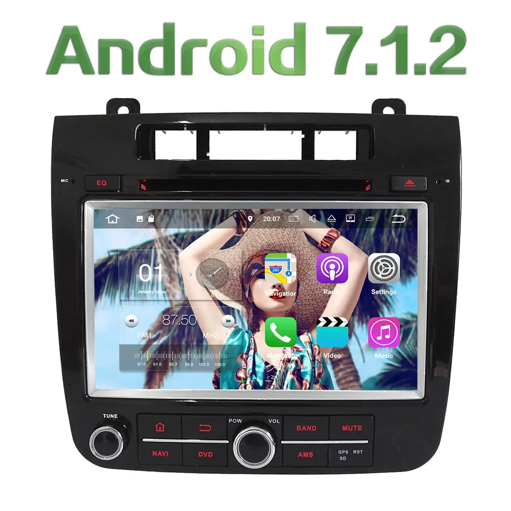 8 Android 7 1 Quad Core 2GB RAM 3G 4G Wifi DAB AUX font b Multimedia