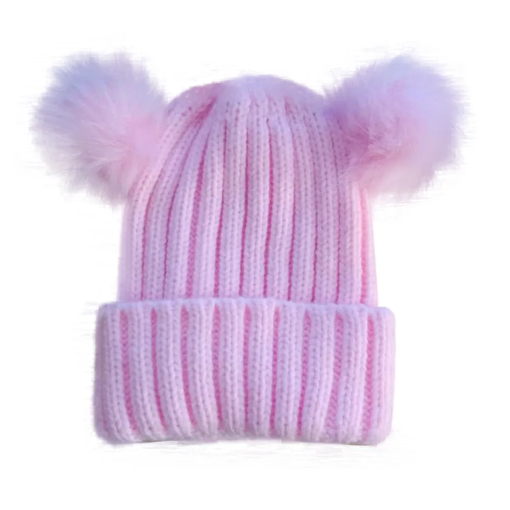 1pcs Hat Children Winter Caps Hats For Baby Devil Horns Cute Baby Kids