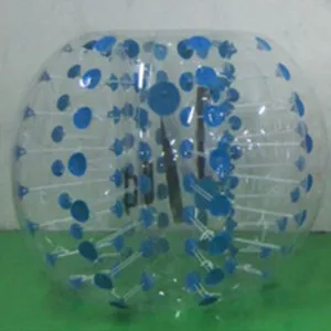 0,8 мм ПВХ надувной мяч для футбола для взрослых. Bumperz. Мяч в форме лотопа, мяч в виде Зорба. Футбольный пузырь - Цвет: Blue