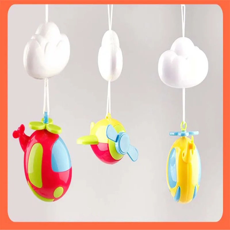 

Crib Mobile Musical Bed Bell Baby With Plane Rattles Projection Cartoon Colorful Early Learning Children Kids Toy 0-12 Months