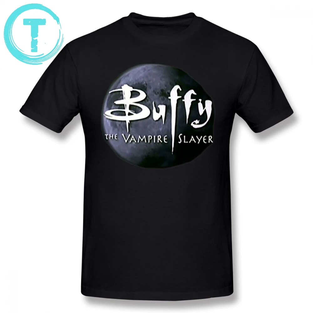 

Buffy T Shirt Letter Print Buffy T-Shirt Men Summer Tee Shirt Plus size Cotton Awesome Short-Sleeve Printed Tshirt