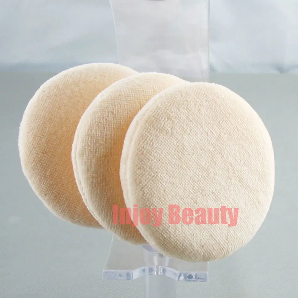 Розничная JAF лицо спонж для макияжа косметическая пудра слоеная большая хлопковая ткань с ленточным поясом-FPCM