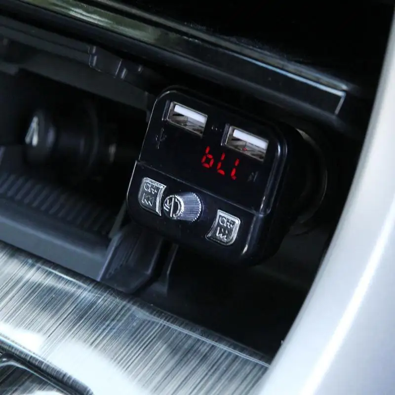 Громкой связи Bluetooth Car Kit fm-передатчик модулятор MP3 плеер USB Зарядное устройство