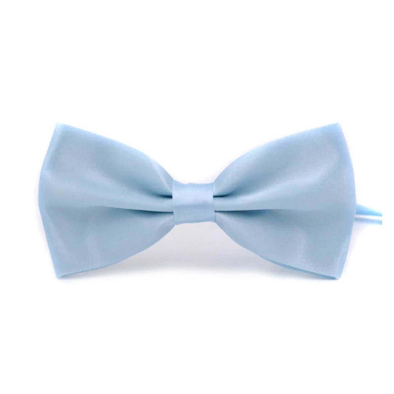 light blue 1 шт джентльменский мужской классический Атласный Галстук-бабочка галстук для свадебной вечеринки регулируемый галстук-бабочка - Цвет: light blue