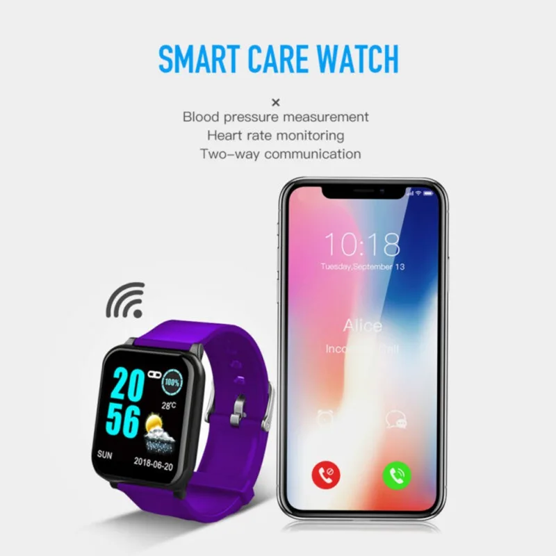 

2019 Color Screen Smart Bracelet Heart Rate Blood Pressure Monitoring Support Multi-language Multi-sports Mode Smart Bracelet