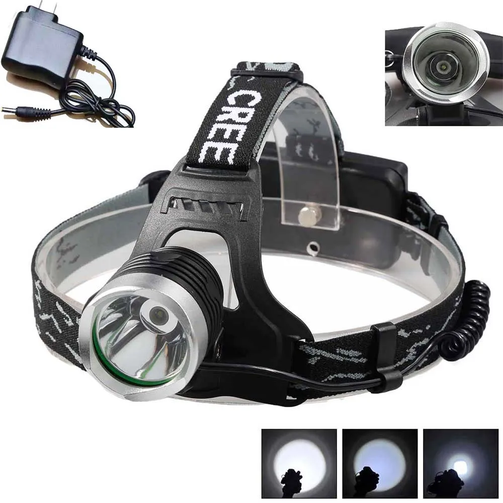 C71 LED Headlamp Cree XM L T6 Led 6000LM rechargeable Head lamps