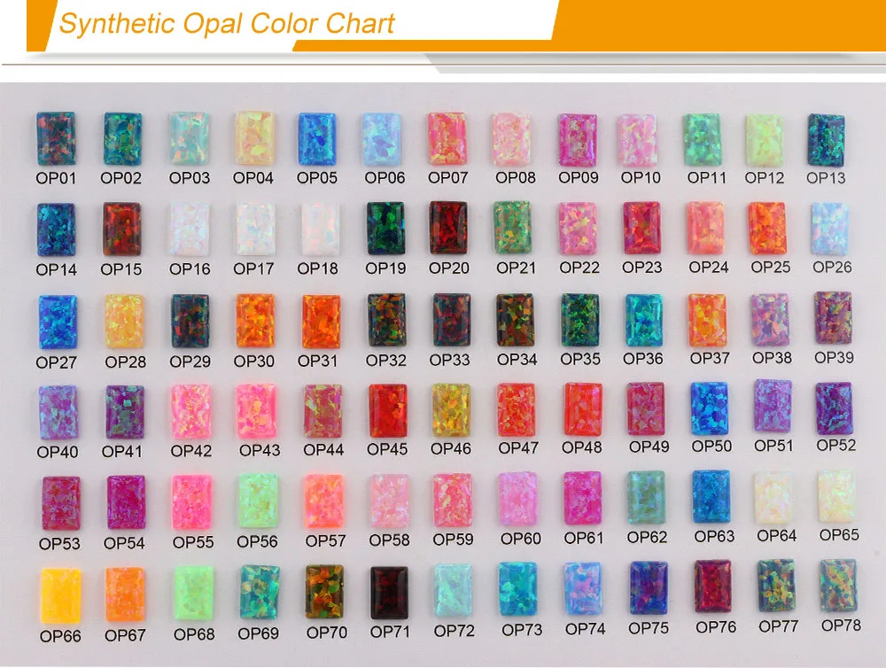 opal color chart 2