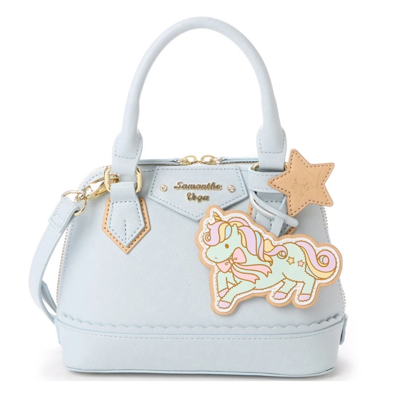 

Women's Sailor Moon Samantha Vega Unicorn Shoulder Bag Japanese Lolita PU Binary Star Handbag Shoulder Bag Pon Stars New Gift