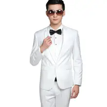Мужской костюм, дизайн(куртка+ брюки+ жилет+ галстук), приталенный смокинг для жениха Деловое платье, свадебный костюм