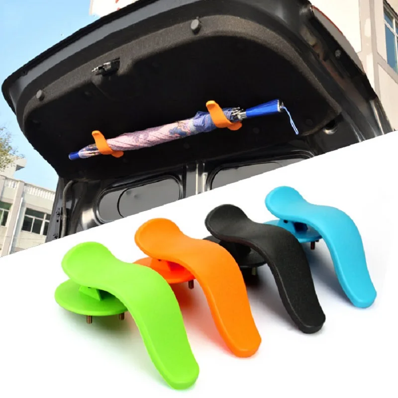 CHIZIYO 1Pair Universal Car Trunk Mounting Bracket Umbrella Holder Clip Hook font b Interior b font