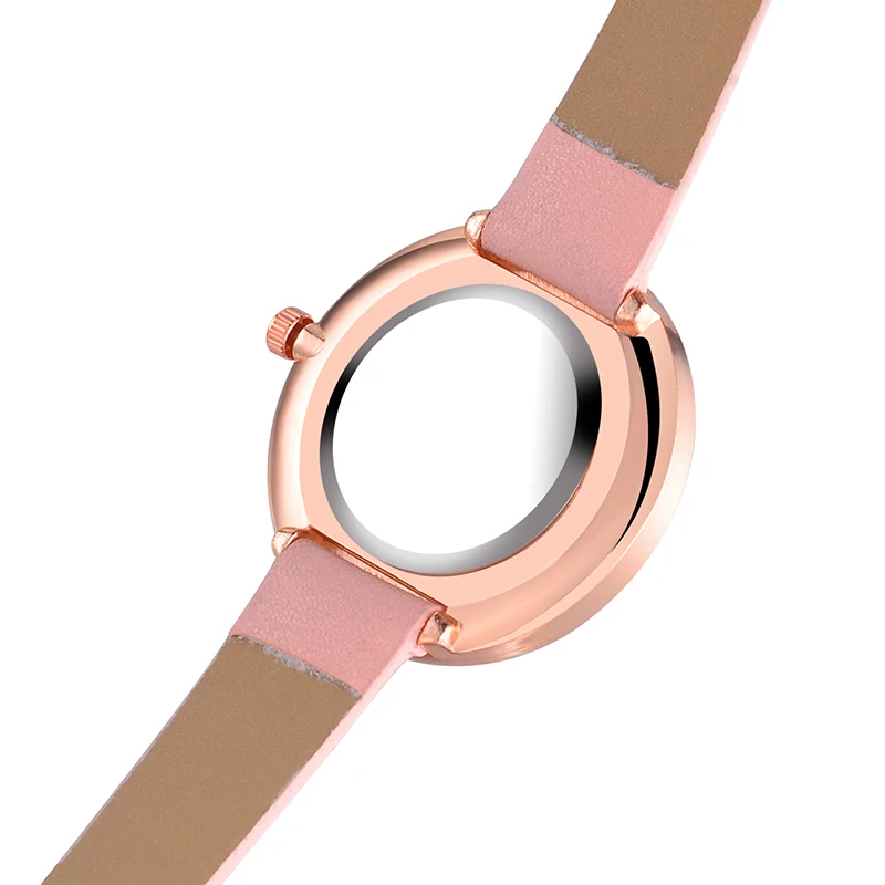 Leather Watches For Women Creative Style Simple Dress Quartz Watch Lovers Casual Starry Sky Dial Sport Watch Relogio Faminino