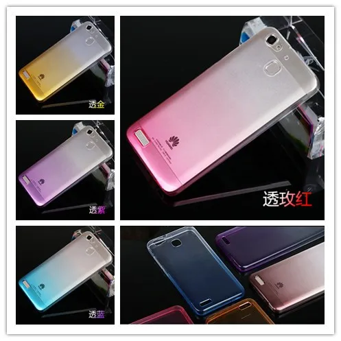 

Fashion Gradient Color Tpu Case For Huawei Y5/Y6 II Compact GR5 P8 P9 Lite 2017 P10 Plus GT3 Honor 8 7 Lite 5C 5X 4C Pro 6X Case