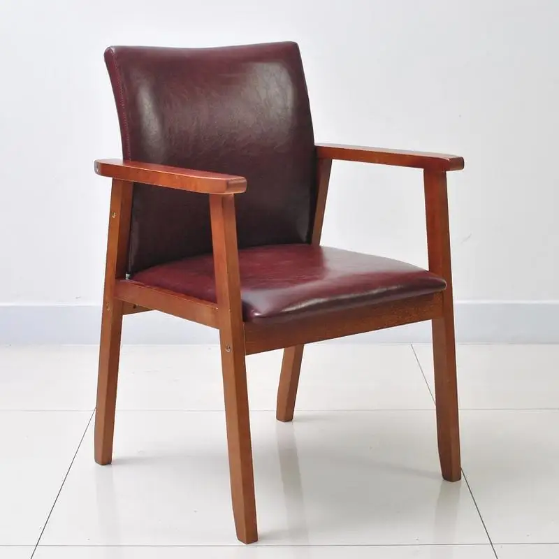 Твердый деревянный обеденный стул, Скандинавское домашнее кресло, деревянная скамейка, современный простой стул, стул для Конференции, стол, стул, стол, стул - Цвет: style 14