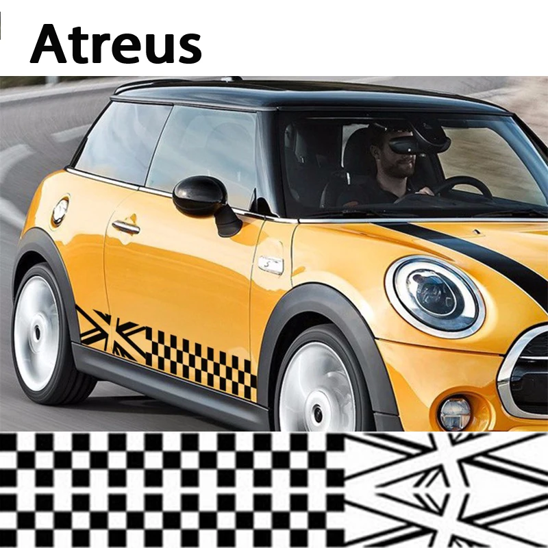 2 шт. наклейки на дверь автомобиля для Bmw Mini Cooper R56 R50 R53 F56 F55 R60 R57|Наклейки