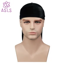 Премиум S Durag 360540720 волны удлиненный хвост и широкие ремни для мужчин Du-RAG