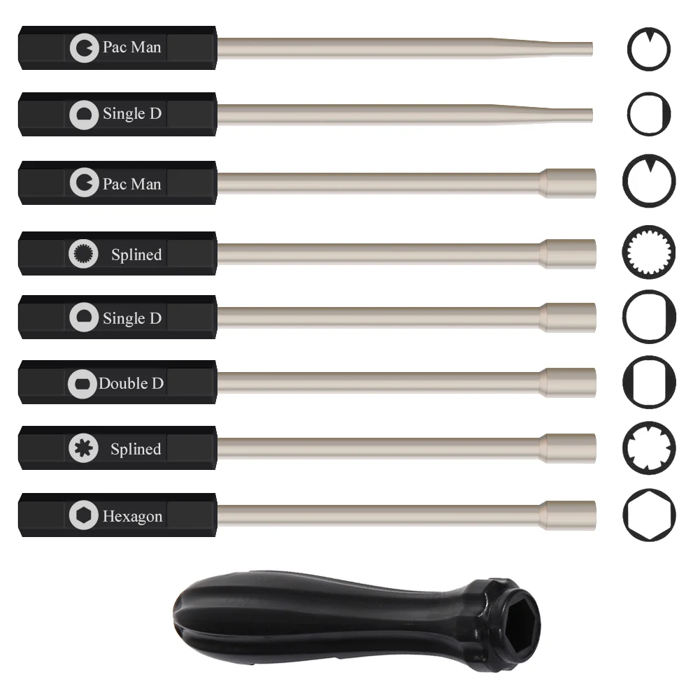 

8 Pcs/Set Carburetor Adjustment Tool Hexagon Hex Socket 7/21-Teeth Splined Screwdriver CLH@8