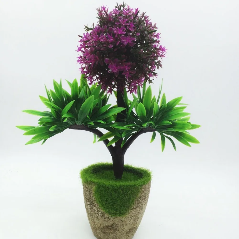 2017 Rushed New Artificial Pine Bonsai Tree For Sale Floral Decor