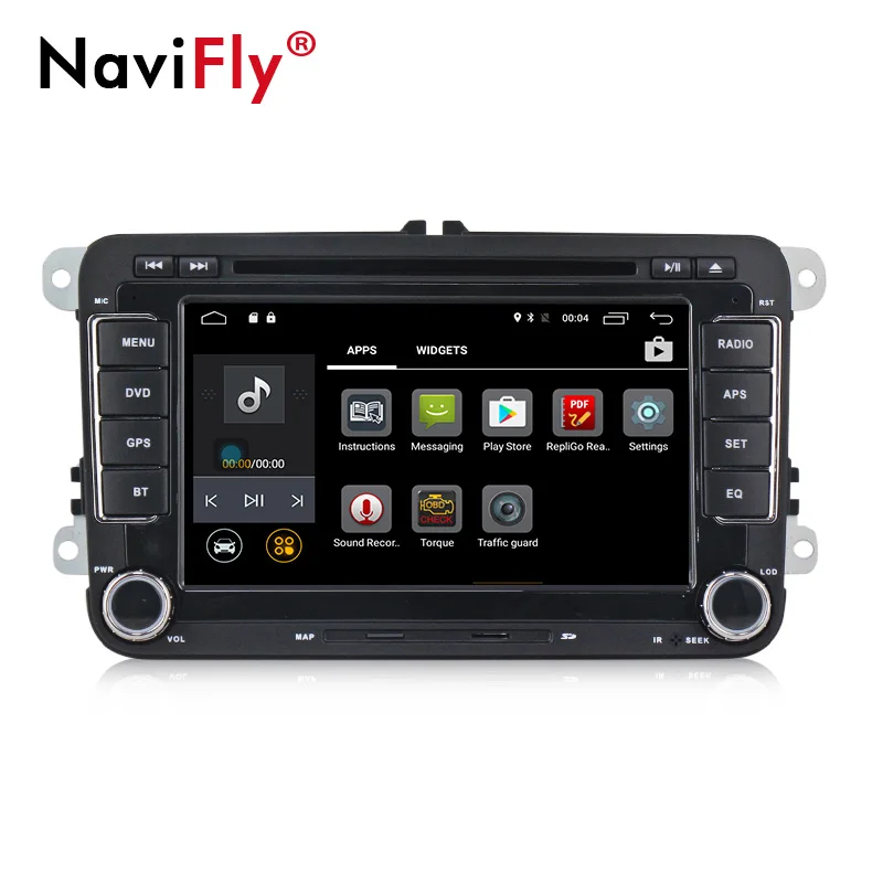 Best 7inch Capacitive screen Quad Core HD1024X600 Android7.1 Car Multimedia player for VW Jetta/polo/golf/Passat/Scirocco/Sharan 3