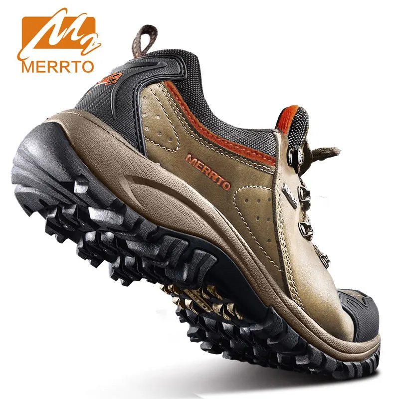 Image 2017 MERRTO Hiking Climbing Shoes Male Breathable Walking Sneakers Male Light Weight Waterproof Sport Man Outdoor Trekking Boots