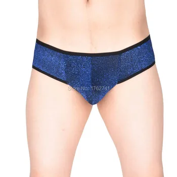 

Men Soft Shiny Cheeky Boxers Underwear Micro Pants Sexy Male Boxers