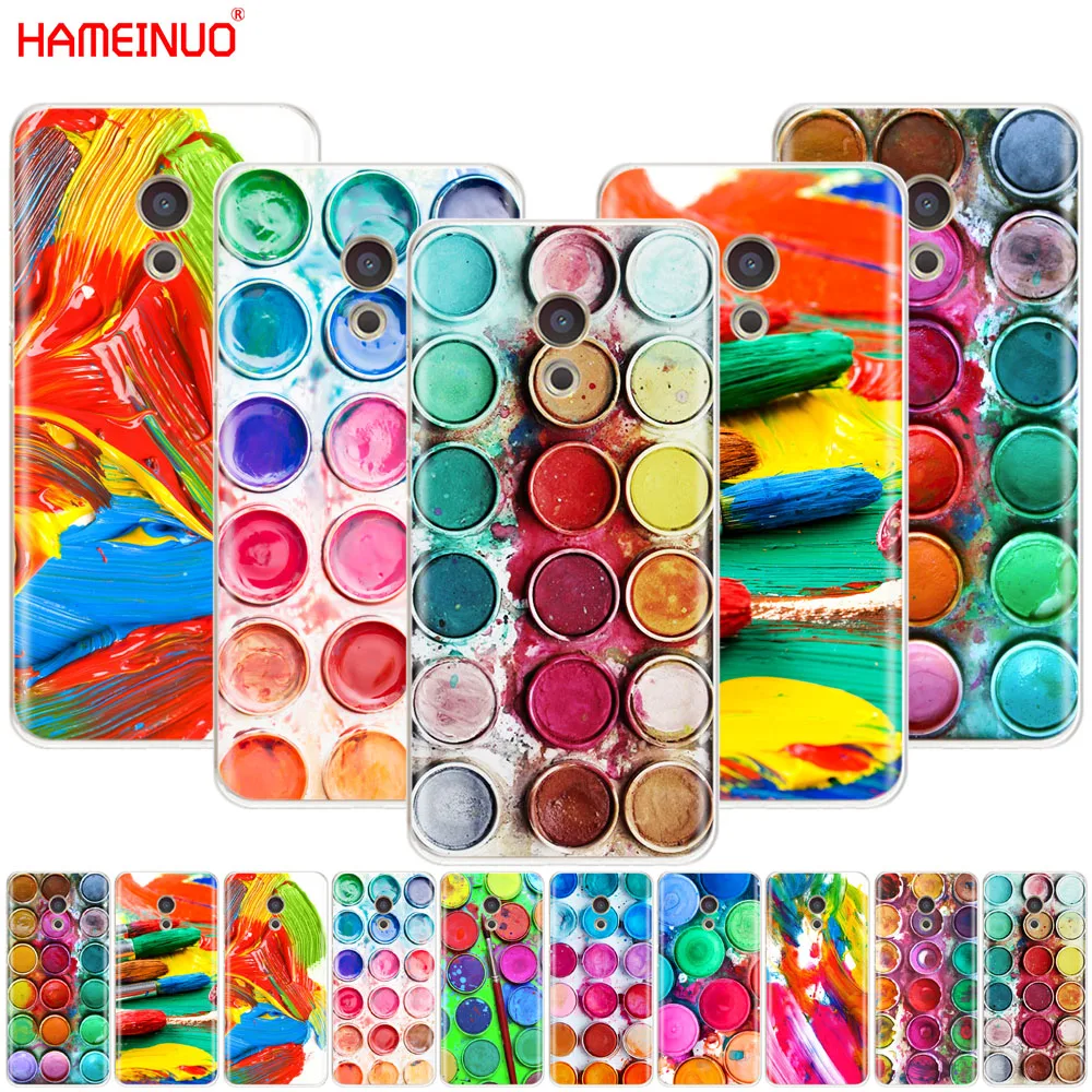 

HAMEINUO Colorful Watercolors Set Paint Palette phone Case for Meizu M6 M5 M5S M2 M3 M3S MX4 MX5 MX6 PRO 6 5 U10 U20 note plus