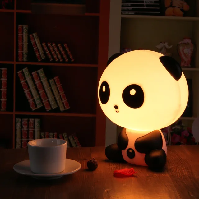 LEDERTEK Pretty Cute Panda Bear Cartoon Animal Night Light Baby Room