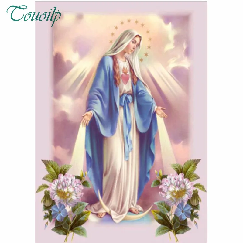 

Embroidery Patterns DIY 5D Diamond Painting Religious Notre Cross Stitch Mosaic Needlework diamond Rhinestone Home decor