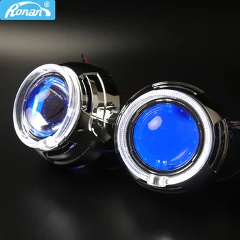 

3.0'' HID Lens With 95MM COB DRL Angel Eyes for projector headlight H1 H4 H7 Car Styling