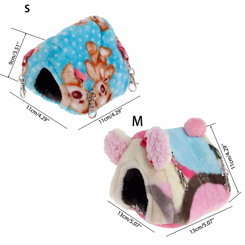 Милые Висячие маленькие животные Домашние животные Кролик Хомяк кровать крыса зимняя клетка теплые удобные гнезда Jaulas