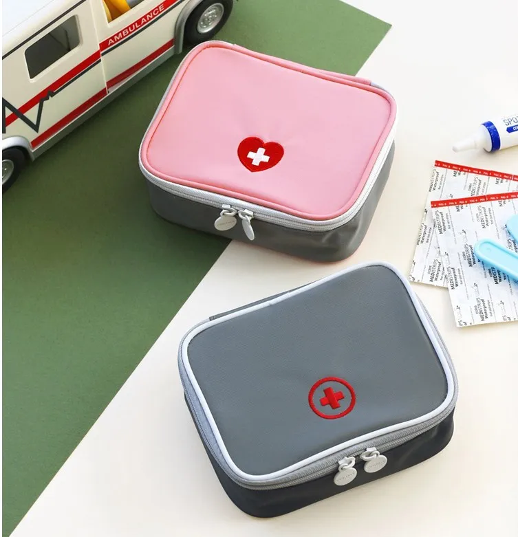 Милый и мини водонепроницаемый портативный медицинский комплект на открытом воздухе аптечка с небольшой сумка для хранения вещей