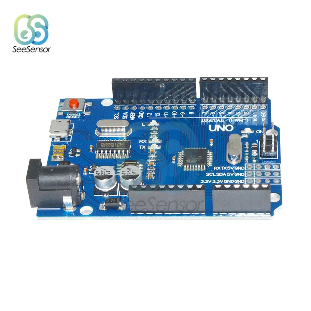 UNO R3 CH340G CH340 макетная плата MEGA328P ATMEGA328 ATMEGA328P-16AU модуль для Arduino Micro USB DIY Электронный