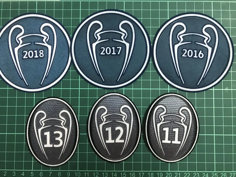 

4 pics/a lot 2018+13+respect+2017+12 champions league patch football Print patches badges,Soccer for real madrid